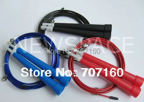 

crossfit Ultra adjustable Speed Cable Jump Ropes,steel wire - 20pcs free shipping