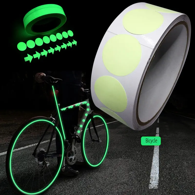 

150Pcs/Roll DIY Luminous Dot Tape Luminescent Tape PVC 2.5CM Circular Tape Strong Corrosion Self-Adhesive Drop Shipping