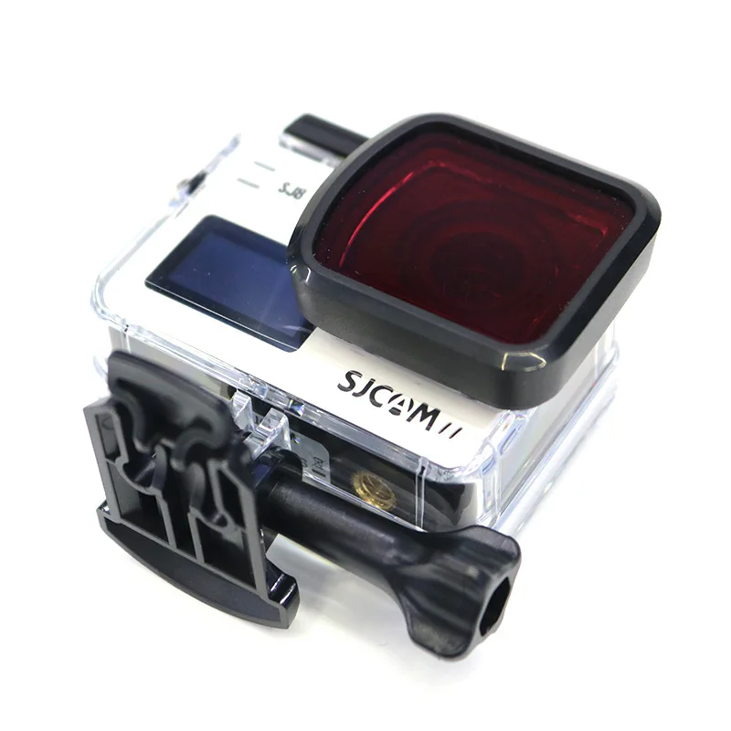 SJCAM SJ8 аксессуары крышка объектива/крышка/стеклянный УФ-фильтр/защитная пленка для экрана для SJ8 Pro/Plus красная Экшн-камера для дайвинга