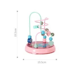 Детские головоломки игра Боулинг для раннего детского развития ПВХ многофункциональная коробка круглые бусинки лабиринт, горки Игрушки
