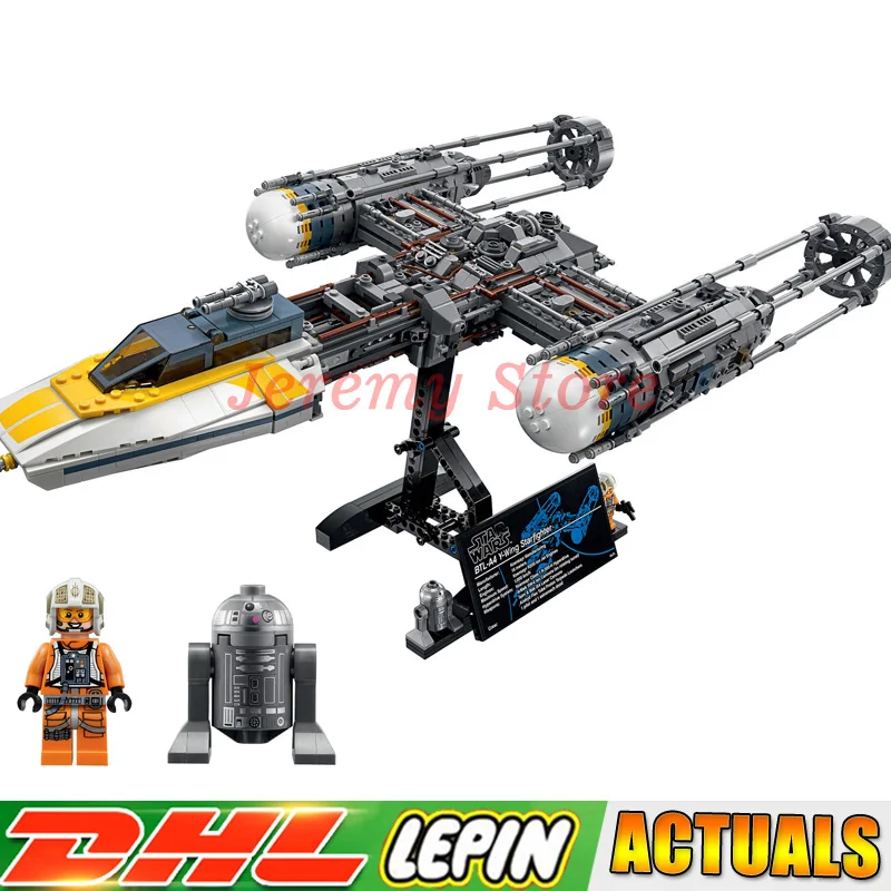 

LP 05143 Star Set Wars Y-wing Starfighter Set Building Blocks Bricks Toys for Children Gifts Compatible legoings 75181