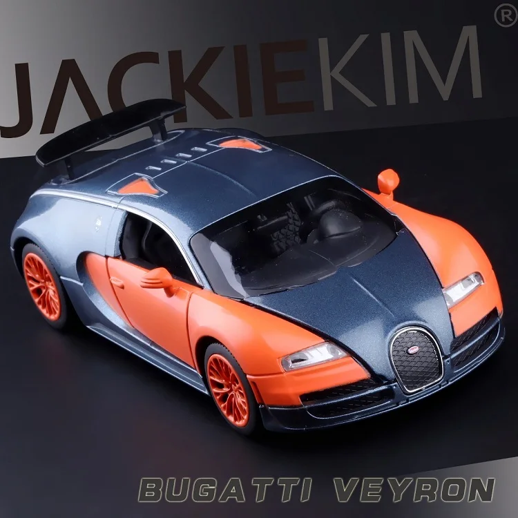Высокая имитация изысканная коллекция игрушек двойные лошади Автомобиль Стайлинг Bugatti Veyron Sportcar 1:32 модель суперкара из сплава Лучшие подарки