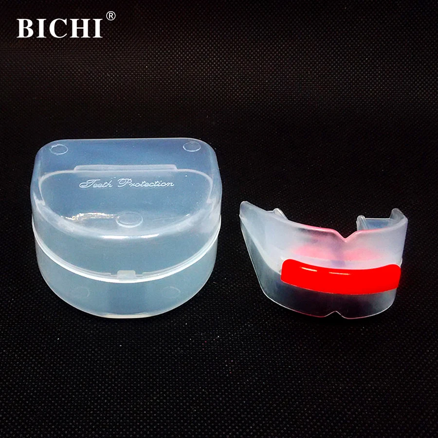 BICHI Silicone Double sided Braces Boxing Basketball MMA Mouth Guard
