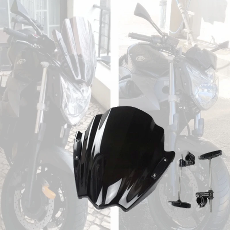 Мотоциклетное ветровое стекло Viser козырек Переднее для Yamaha MT 07 MT07 FZ 09 MT09 FJ Tracer 125