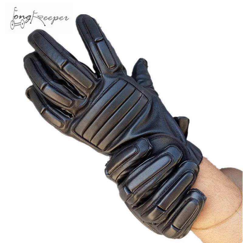 Buy New Mens Pu Leather Cycling Driving Gloves Fitness