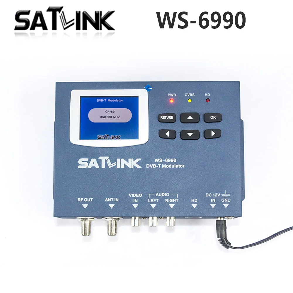 Prix pour D'origine Satlink DVB-T WS-6990 Terrestre Finder 1 Route DVB-T modulateur/AV/HDMI Mètre WS6990 Satlink 6990 Prix pour D'origine Satlink DVB-T WS-6990 Terrestre Finder 1 Route DVB-T modulateur/AV/HDMI Mètre WS6990 Satlink 6990