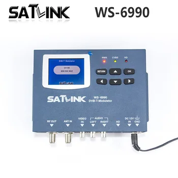 

Original Satlink DVB-T WS-6990 Terrestrial Finder 1 Route DVB-T modulator/AV/HD Meter WS6990 Satlink 6990 Digital Finder Meter