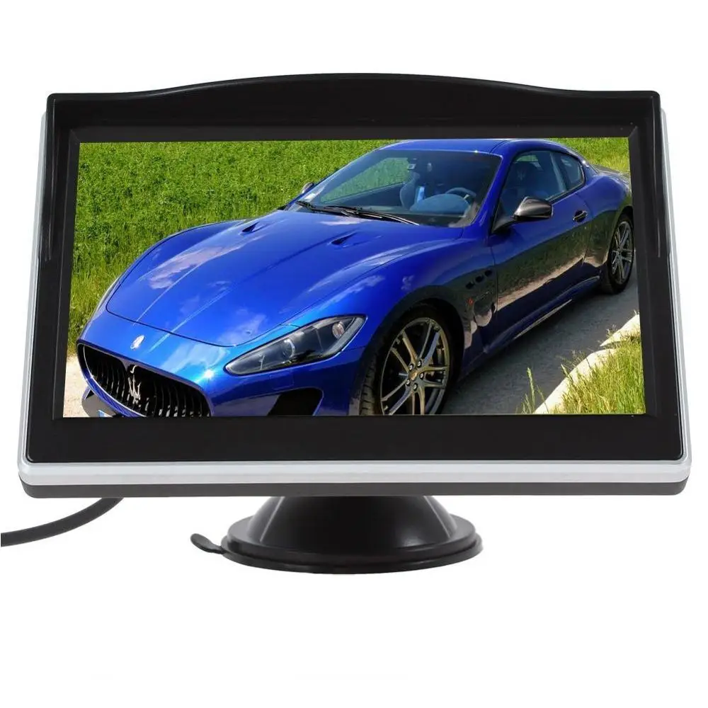 New 5" HD TFT LCD display Rearview Car Monitors for DVD GPS Reverse Backup Camera Hot sale
