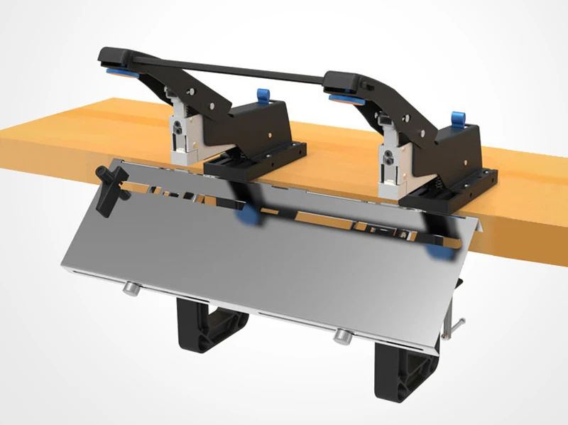 

2in1 Manual Double heads Stapler Office Saddle Stitching Machine Heavy Duty Flat Stapler 6.5mm