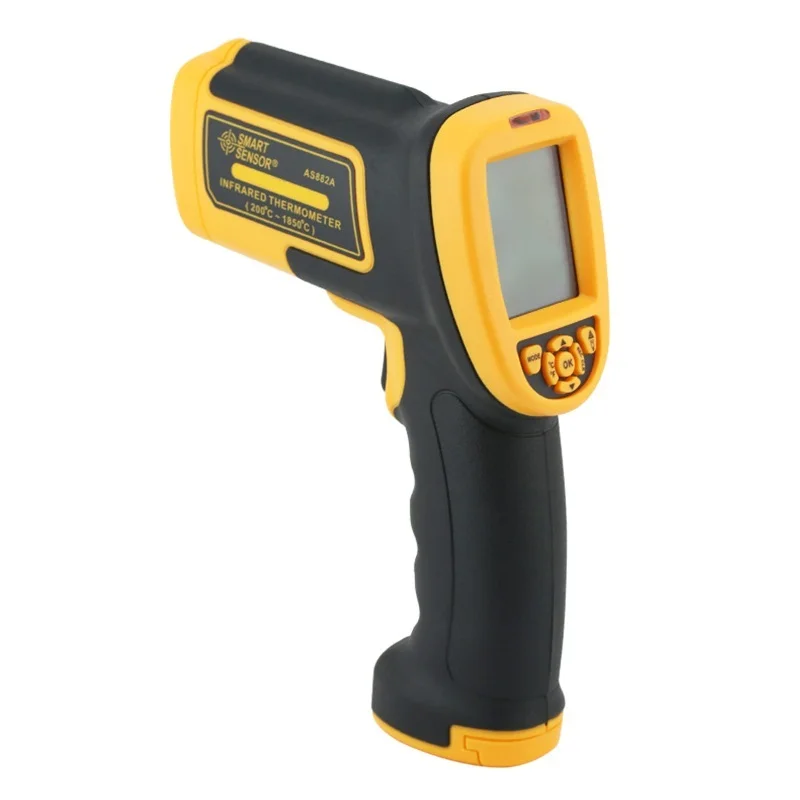 

Smart Sensor AS882A Non-Contact Digital IR Infrared Laser Thermometer Temperature Meter Gun Range 200~1850C (392~3362F)