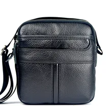 Messenger Bag Men Leather Genuine Men’s Crossbody Bags Famous Brand Shoulder Bags For Male Casual Business bolsas 2016