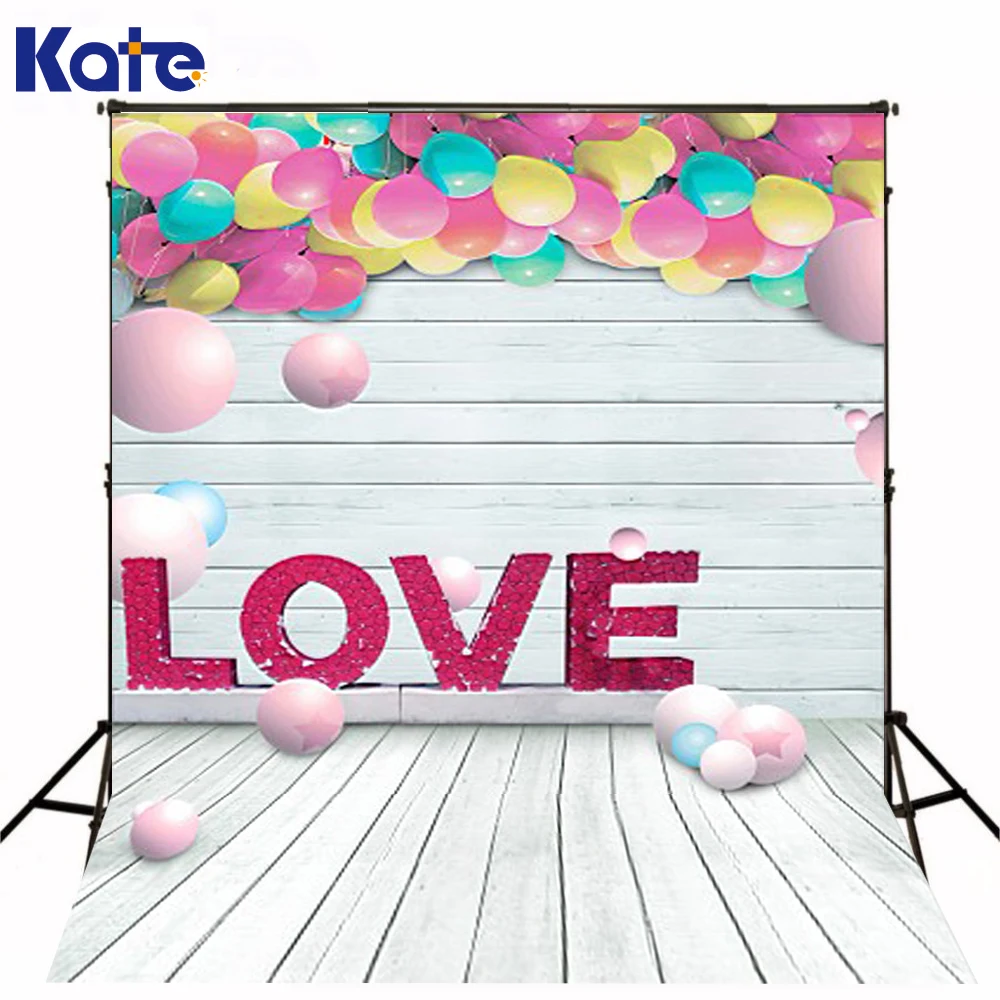 

200Cm*150Cm Backgrounds Love Love Lovers Object Interaction Balloon Round Wooden Floor Walls Photography Backdrops Photo Lk 1193