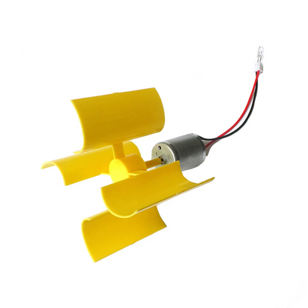 Желтый микродвигатель постоянного тока небольшой светодиодный фонарь вертикальный осевой генератор для ветряных турбин лезвия высокого качества