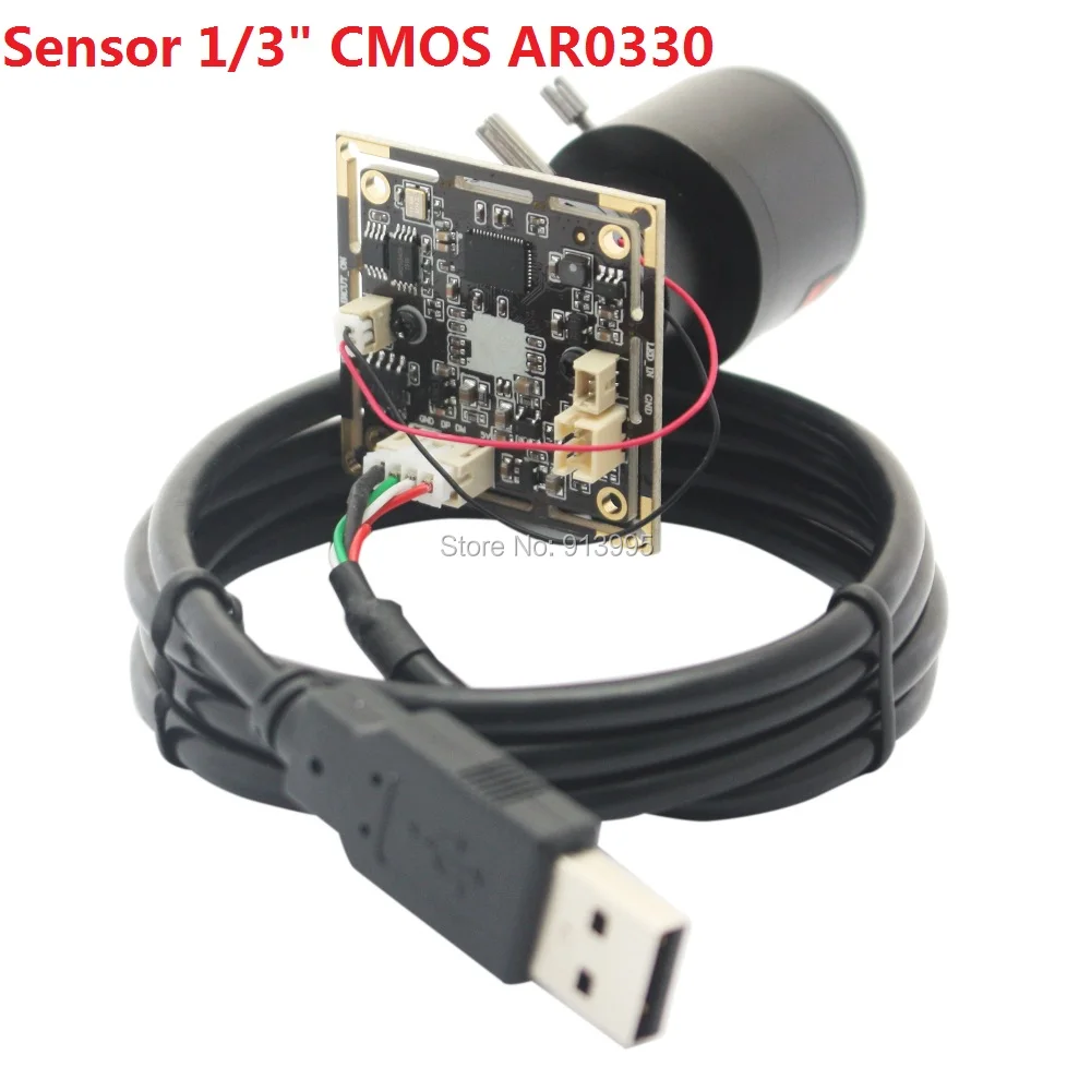  1920*1080 p 30fps H.264 hd CMOS AR0330 2.8-12mm varifocale zoom manuale mini modulo telecamera usb 