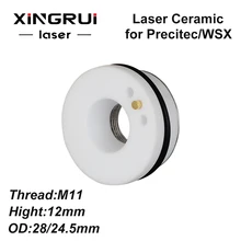 XR Laser céramique, 1/28/24mm pour tête de découpe Laser à Fiber Precitec/WSX 
