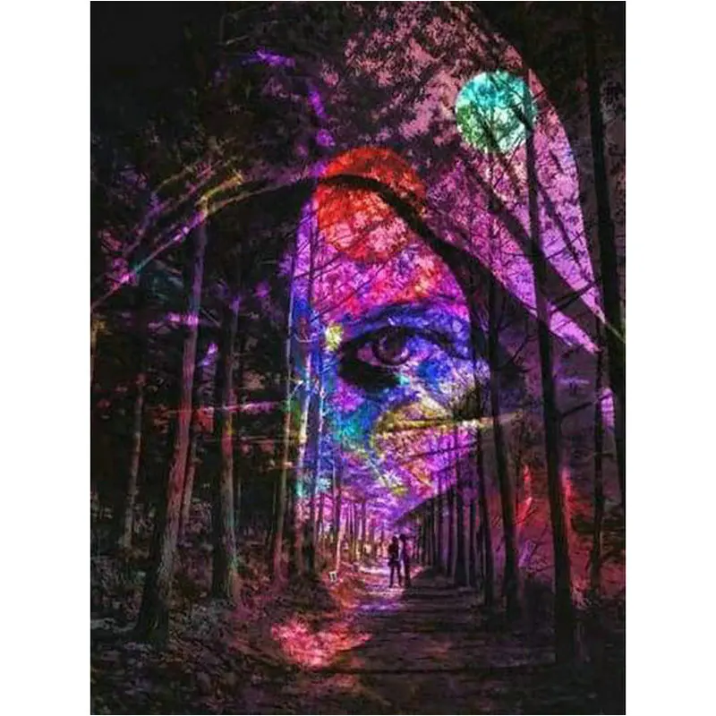 5D Diy Алмазная картина лунный свет сцена наклейки рукоделие мозаика вышивка Resinstone