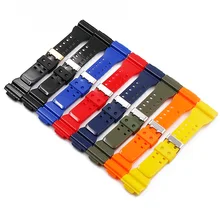 Watch accessories resin watch with men's pin buckle rubber strap for Casio GA GD GLS-100 110 120 waterproof bracelet watch band Watch accessories resin watch with men's pin buckle rubber strap for Casio GA GD GLS-100 110 120 waterproof bracelet watch band