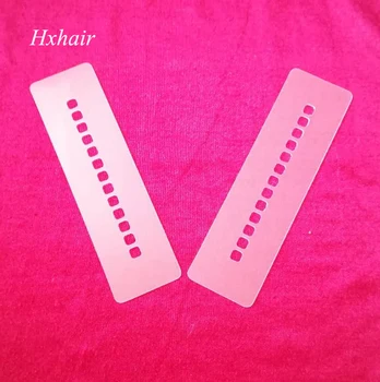 

Wholesale - 100pcs Multi Holes Template / Heat Shield Spacer Separator / Hair Extension Tools