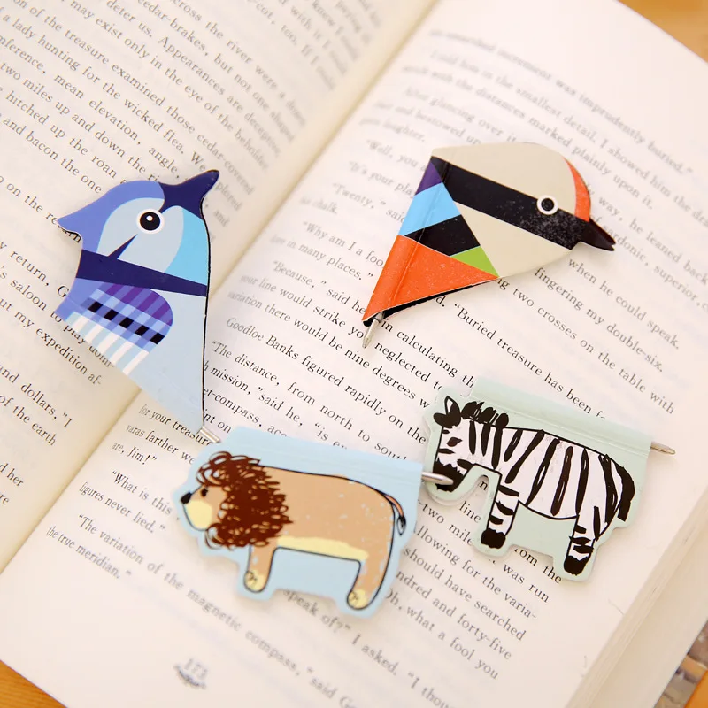 

Kawaii Paper Clips Magnetic Bookmarks With 0.8mm Ball Pens For Writing For Books Office Accessories Stationary School Supplies