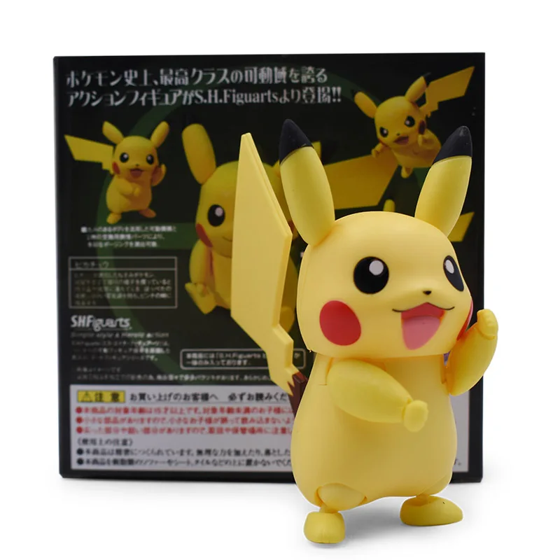 Anime Pikachu SHF Joint Movable PVC Figurine PVC Action Figure