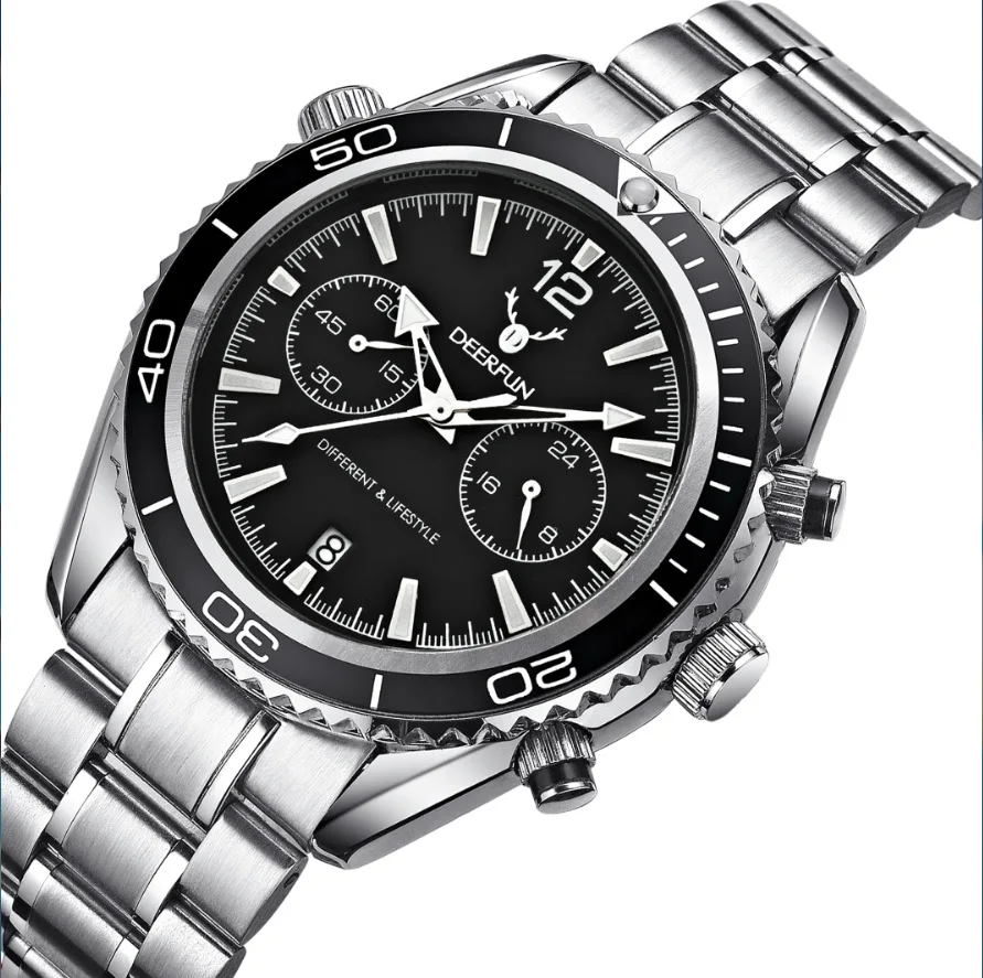 Zegarki meskie бренд класса люкс Rolexable Бизнес повседневные часы мужские
