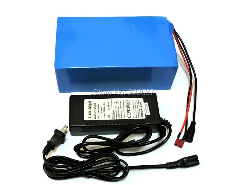 Top SWORDS FOX 48V 10AH Lithium Ion li-ion Battery pack for Electric Bike Conversion with charger 4