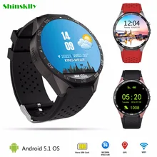 Smartwatch Phone 3G kw88 Android 5.1 Smart Watch 512MB + 4GB Bluetooth 4.0 WIFI Wristwatch Support Google GPS Map 2.0MP Camera