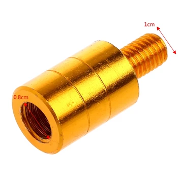

1 Pc Fishing Landing Net Handle Connector durable 10mm To 8mm 8mm To 10mm with the Thread Adapter
