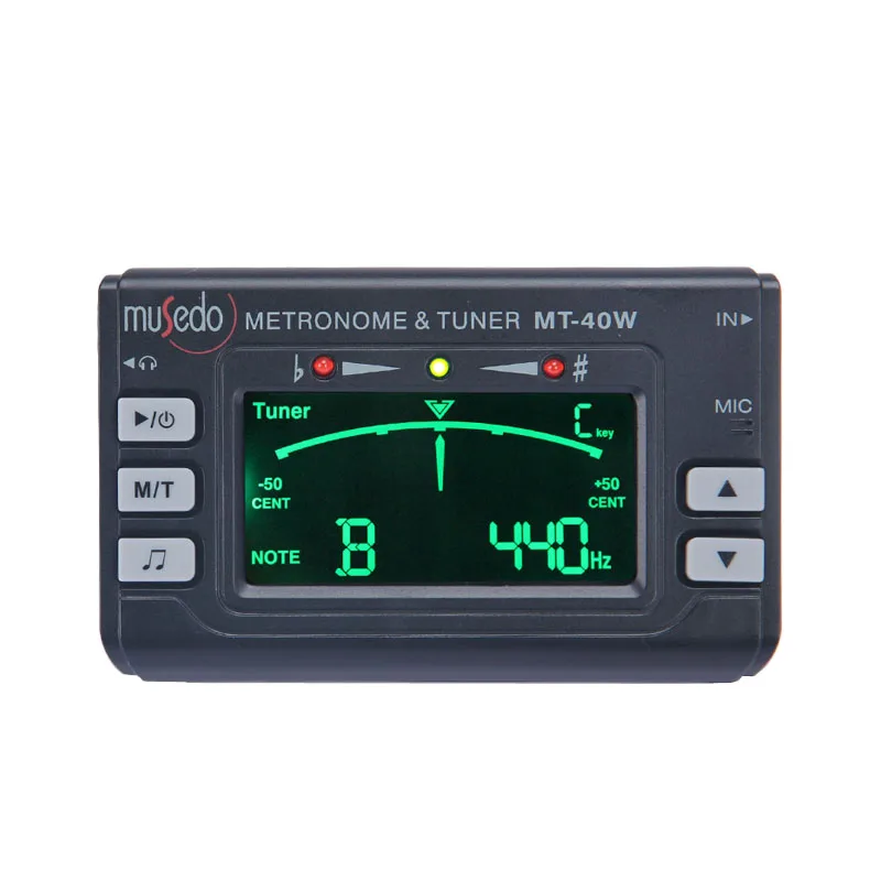 Musedo MT 40W Metro tuner plus Tone Generator 전자 디지털 3 in 1 LCD 색소폰 튜너