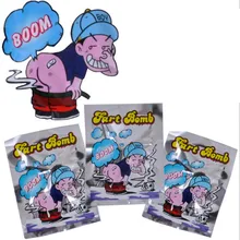 1PC Novelty Fart Bomb Bags Stink Bomb Smelly Funny Gags Practical Jokes 2016