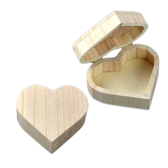 New Arrive Storage Bo Love Heart Shape Wood Box Jewelry New Arrive Storage Bo Love Heart Shape Wood Box Jewelry Wedding Gift Home Bin