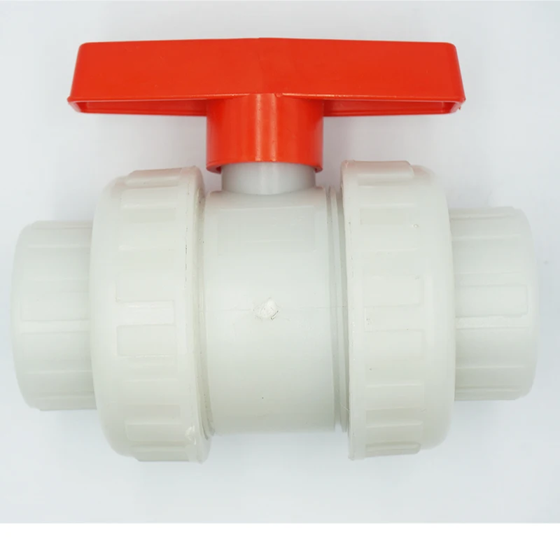 DN25 ручной разъем RPP шаровой кран, клапан, пластик RPP BSPT шаровой клапан с резьбой