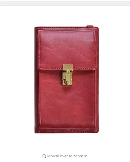 Новые модные женские сумки-мессенджеры с цветами, большая вместительность, кошельки для телефона, кошелек для монет с застежкой-молнией, сумка для карт, женские сумки через плечо - Цвет: 9055 red