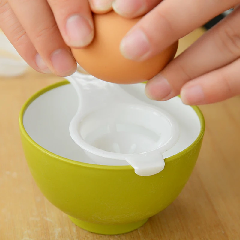 3 шт. посуда для выпечки кондитерский кухонный инструмент экологичный желток Белый сепаратор, разделитель яйца яйцо из ПП, для хранения пищевых продуктов материал кухонная посуда