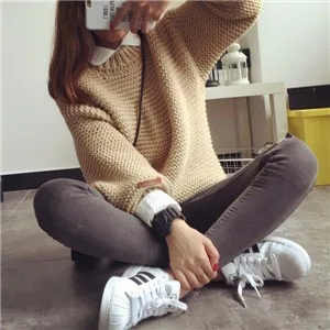 Brand-Fashion-2015-Women-sweater-Autumn-Weaving-Solid-kintted-Pullovers-Casual-Long-Sleeve-Outwear
