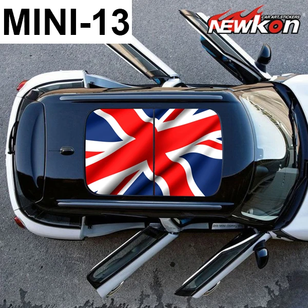 mini cooper decal roof decal Creative style sticker car styling roof