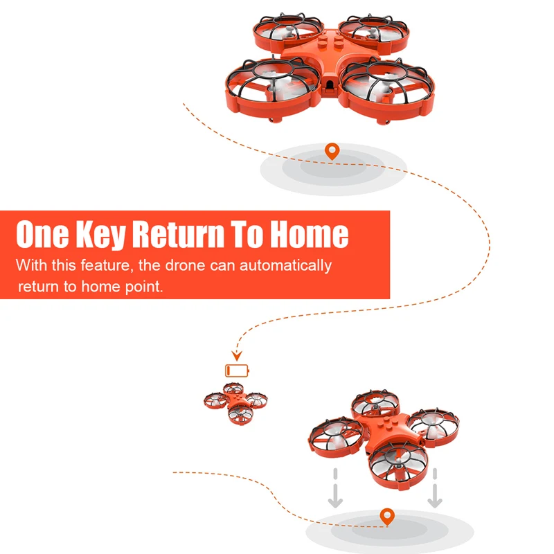 Eachine E016F 3 в 1 Радиоуправляемый квадрокоптер Дрон вертолет EPP Летающая воздушная