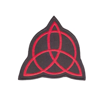 

Triangle Trinity Celtic Knot Norse Logo Embroidered Iron Sew On Patch DIY