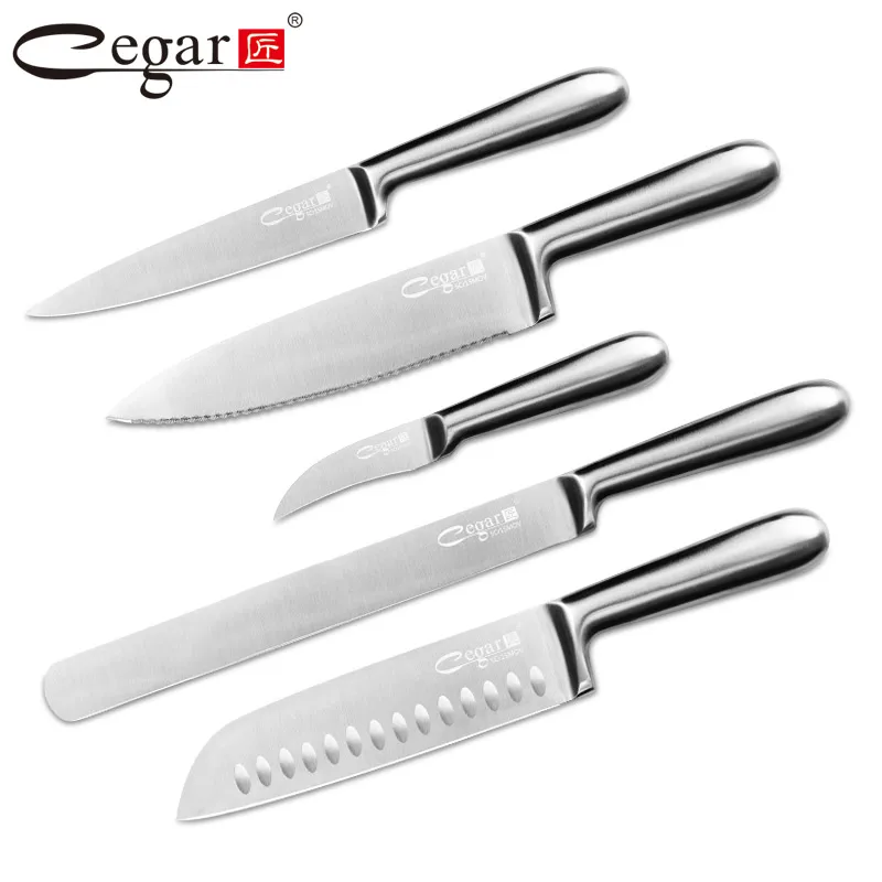 Cegar Stainless Steel Kitchen Multifunctional Knife Set Slicing Frozen