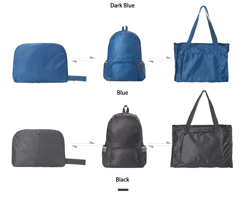 Сверхлегкий унисекс складной рюкзак для мужчин и женщин путешествия водонепроницаемый полиэстер портативный многофункциональный школьные сумки на плечо