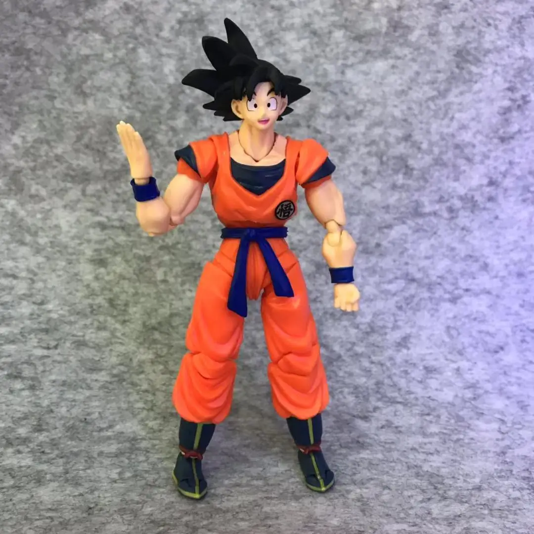 SHF Dragon Ball Z экшен фигурка Гоку черные волосы BJD модель коллекционные игрушки 15