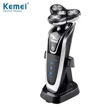 Kemei отдела 3 в 1 многофункциональная бритва моющийся поворотный Четыре сегмента Водонепроницаемый 6 этапов Смарт KM-8871