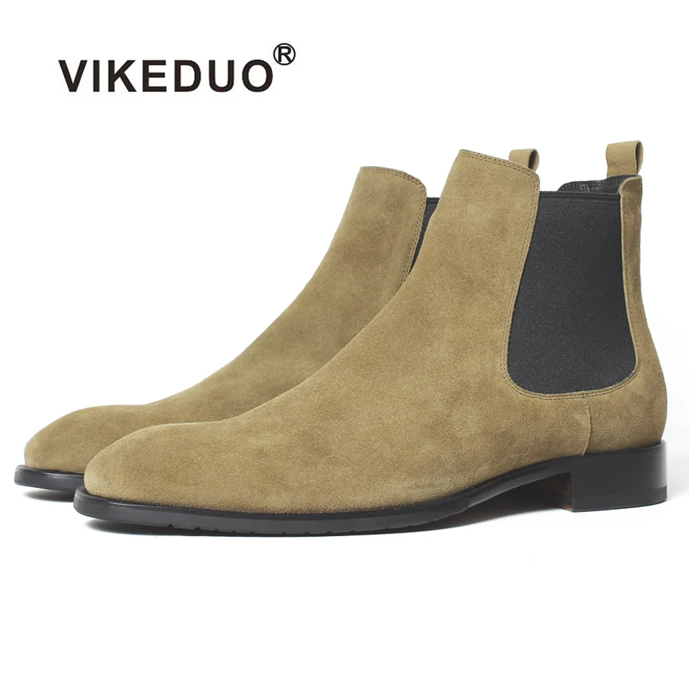 Vikeduo/тактические ботинки ручной работы в стиле милитари модные повседневные