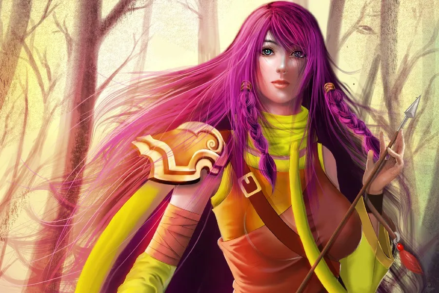 Magdalena pagowska. Эльфийка с розовыми волосами. Феи красивые. Феечка с розовыми волосами. Розовый эльф.