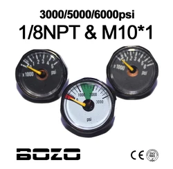 Paintball Airsoft PCP AirGun Cool black Mini 3000/5000/6000psi Manometer 1/8NPT gauge Paintball Airsoft PCP AirGun Cool black Mini 3000/5000/6000psi Manometer 1/8NPT gauge
