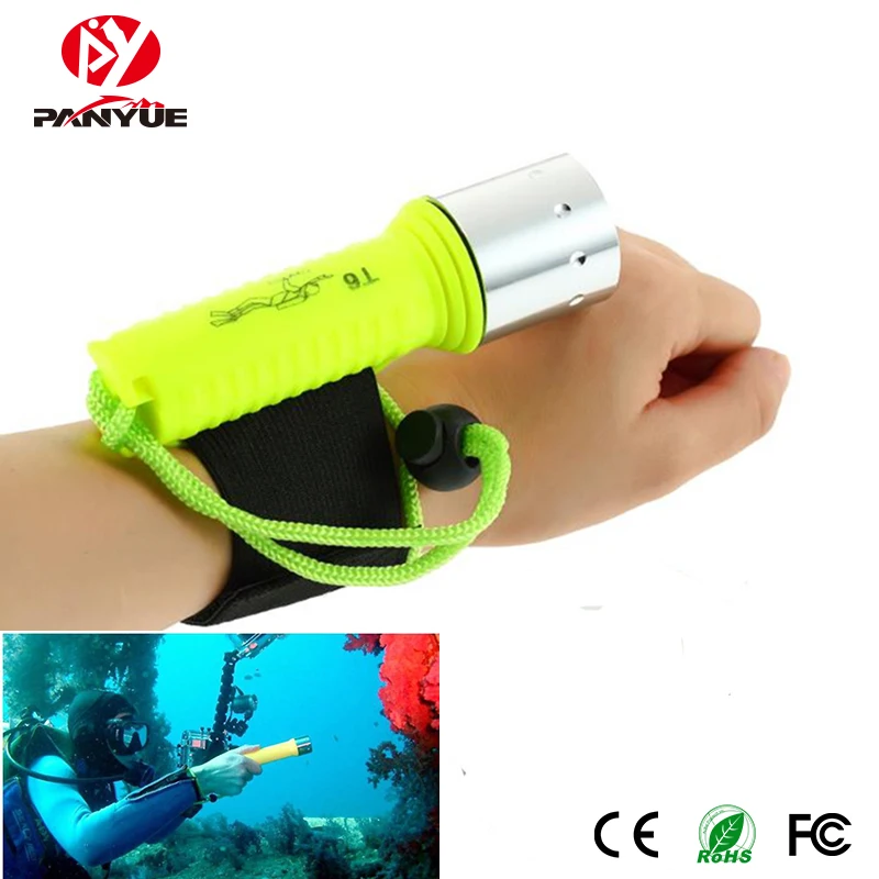 PANYUE 1000LM XML-T6 LED Waterproof Scuba Diver Diving Flashlight Underwater Flash Light Torch
PANYUE 1000LM XML-T6 LED Waterproof Scuba Diver Diving Flashlight Underwater Flash Light Torch