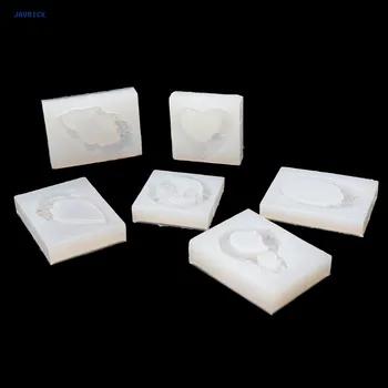 

JAVRICK Carved Jade Pendant Silicone Mold Resin Jewelry Earring Necklace Pendants Mould
