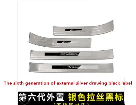 

Dedicated to 2019 for mitsubishi outlander internal and external threshold bar