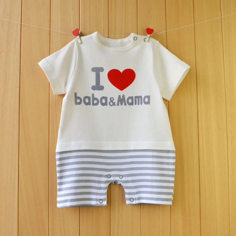 

Summer style baby clothing one piece romper 100% cotton lovely baby clothes Jumpsuits Roupas De Bebe Infantil Baby clothing
