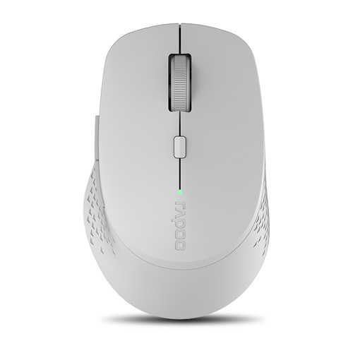 Rapoo Multi-mode Silent Wireless Mouse with Side buttons Bluetooth-compatible and 2.4GHz for Three Devices Connection
